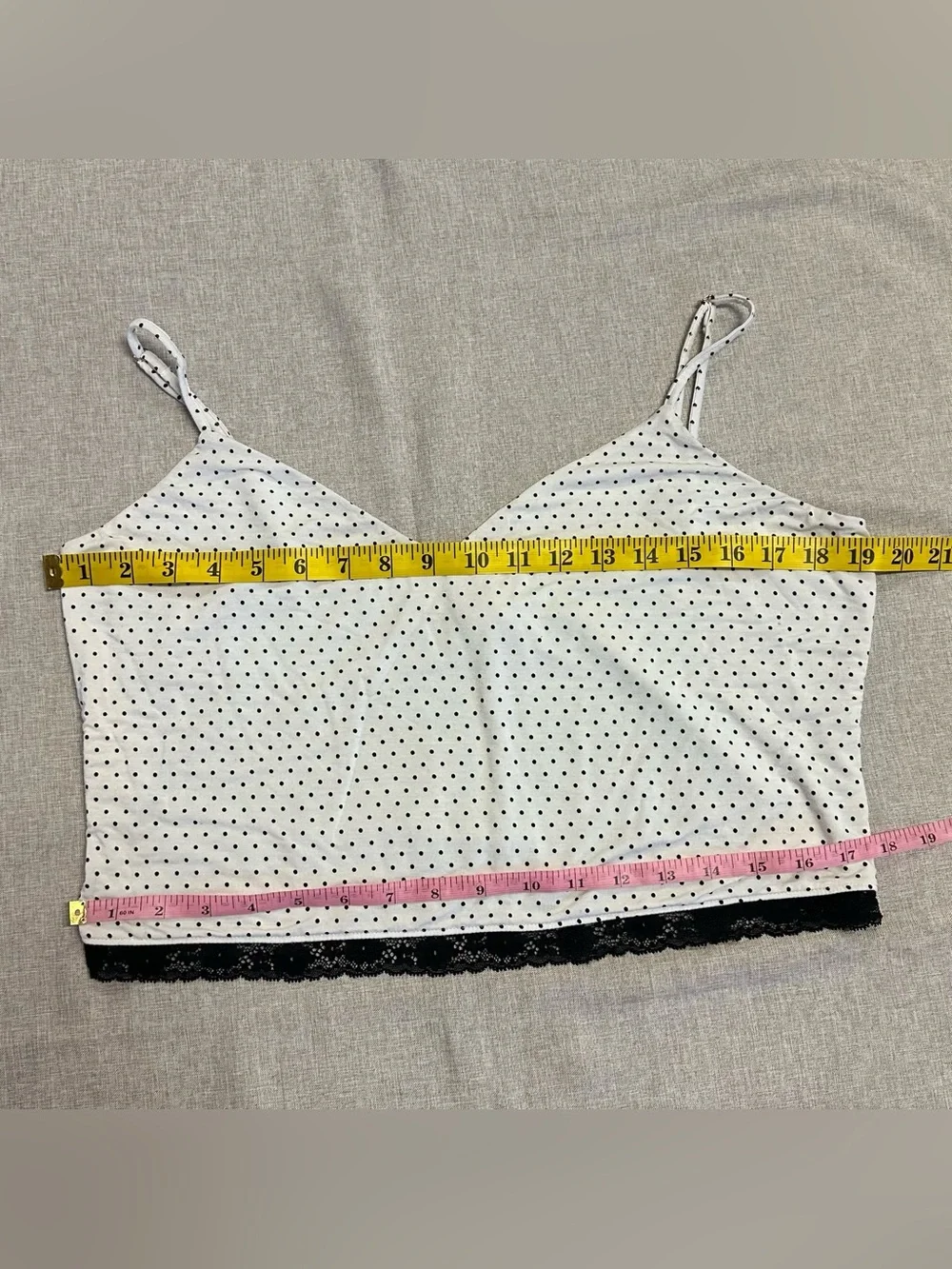 Victoria's Secret Polka Dot with Lace Size XL